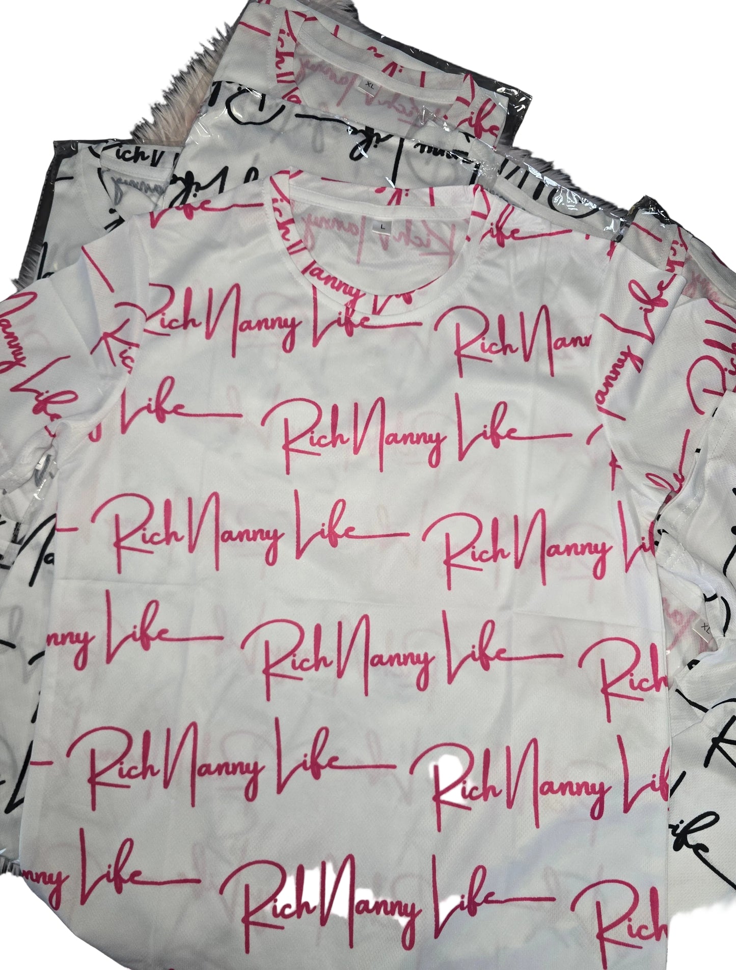 Rich Nanny Jersey Unisex T-shirts