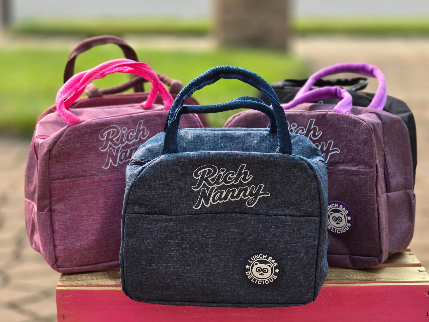 Eggplant Lunch Bag