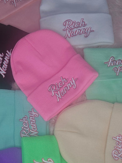 Rich Nanny Snow Cotton Beanie