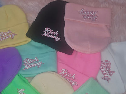 Rich Nanny Lemon Cotton Beanie