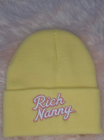 Rich Nanny Lemon Cotton Beanie