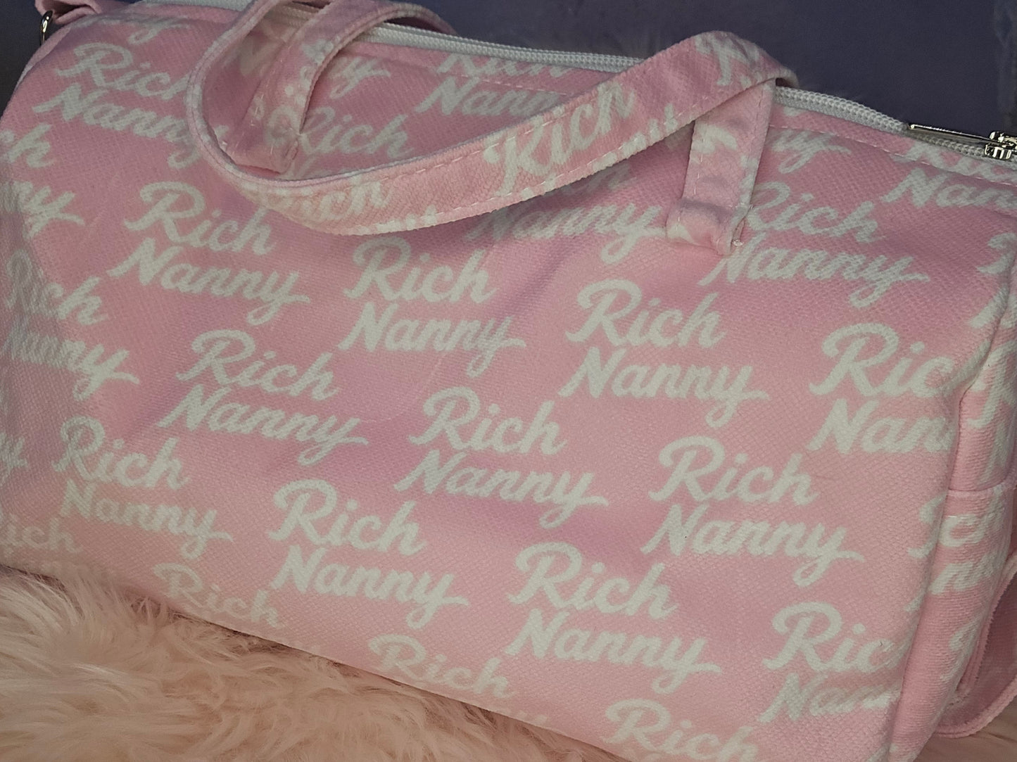 Baby Pink Crossbody Tote Bag