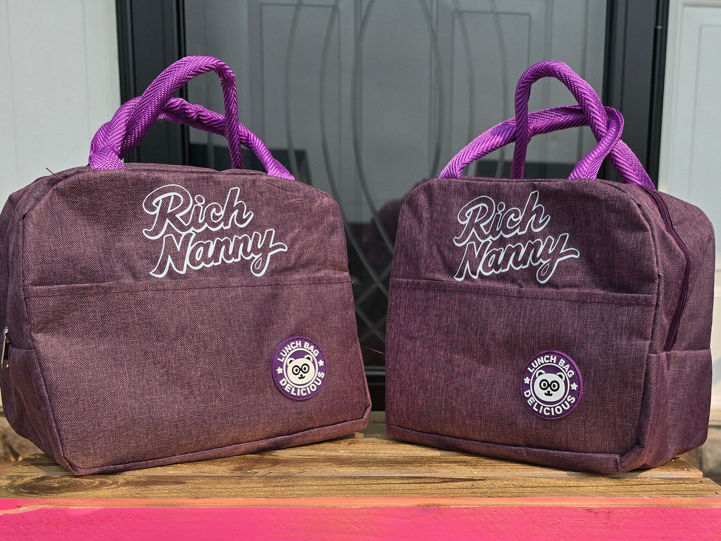 Eggplant Lunch Bag