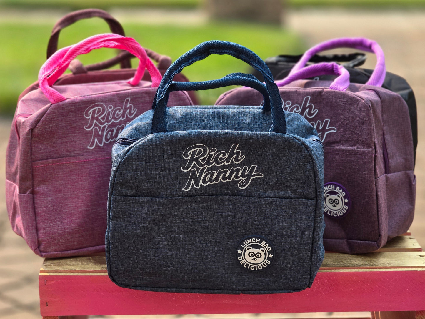 Indigo Lunch Bag